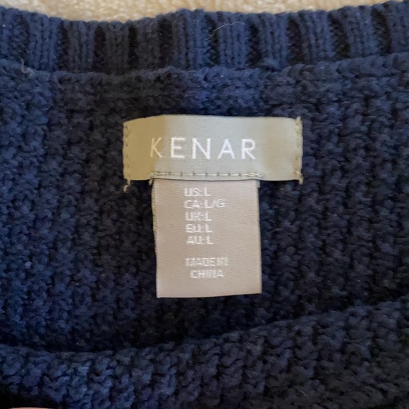 Blue and white striped sweater - Picture 2 of 3